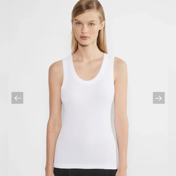 Aritzia Busy tank top in matte pearl - Picture 2 of 9